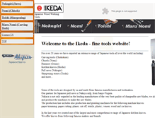 Tablet Screenshot of ikedatools.com